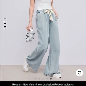 CIDER : Petite wide leg pants